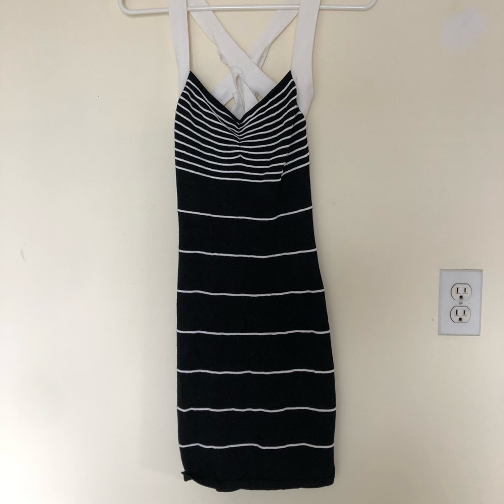 Strappy Back Bodycon Midi Dress